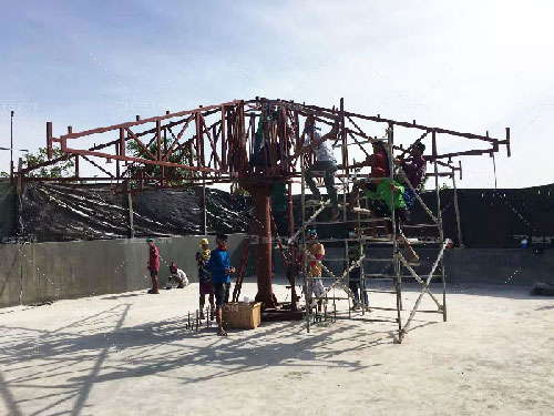 Beston Carousel Ride is Installing In the Philippines