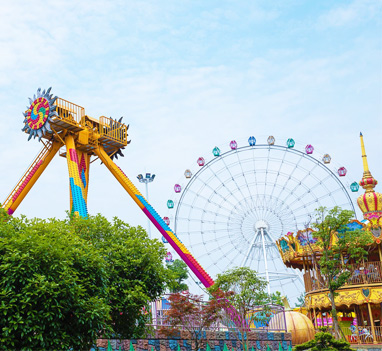 Carousel ride for theme park