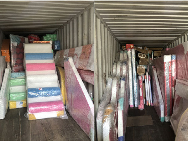 packing and shipping details of the indoor playground equipment to the Philippines