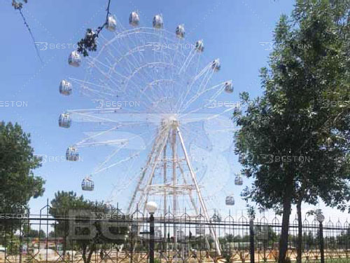 42 Meter Ferris wheel ride in Uzbekistan