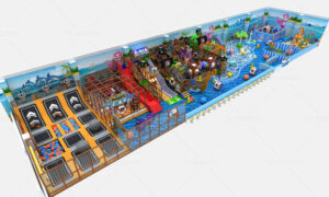Ocean theme indoor playground equipment for sale