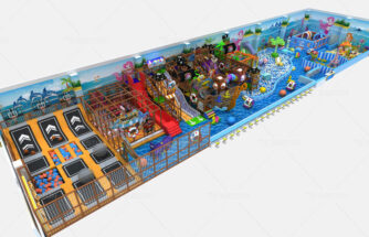 Ocean theme indoor playground equipment for sale