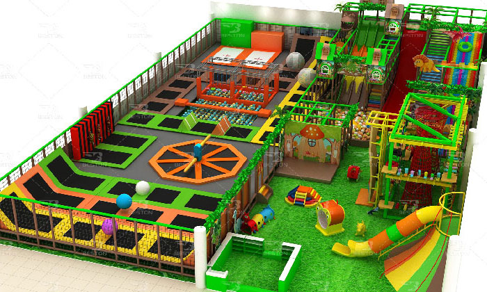 Forest theme indoor playground equipment in the Philippines