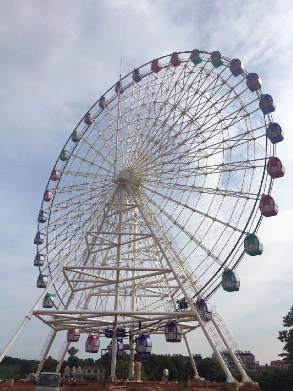 Installation feedback of 50 meter ferris wheel ride in Mexico