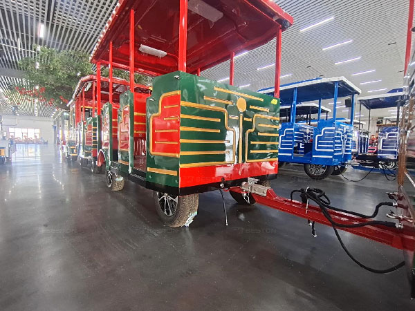 Trackless train ride production details